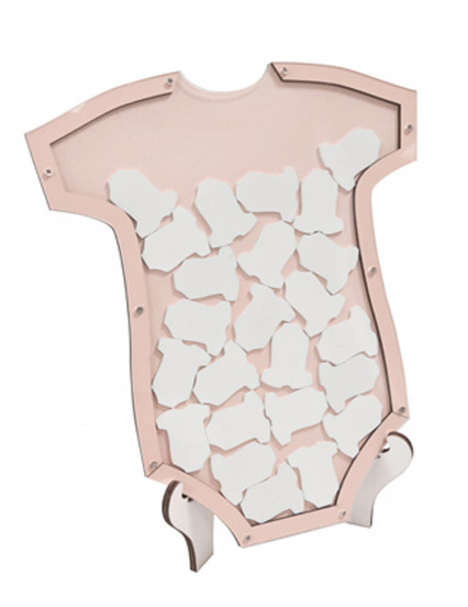 Livre d'or cadre body rose 24 pièces 25 x 24 cm Livre d'or cadre body rose 24 pièces 25 x 24 cm
