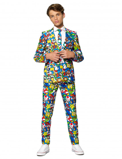 Costume Mr. Super Mario™ adolescent Opposuits™ Costume Mr. Super Mario™ adolescent Opposuits™