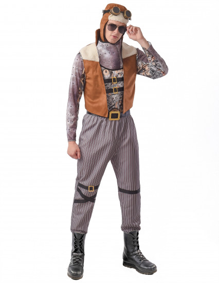 Déguisement steampunk aviateur homme Déguisement steampunk aviateur homme