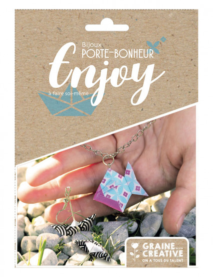 Kit bijoux porte-bonheur parure origami Kit bijoux porte-bonheur parure origami