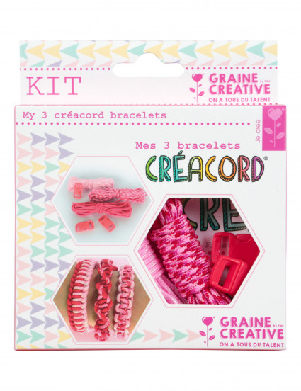 Kit Créacord® bracelets Amour 11 x 13 cm Kit Créacord® bracelets Amour 11 x 13 cm