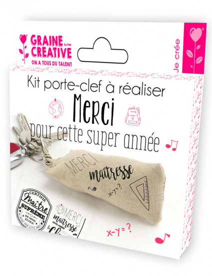 Kit porte-clef à réaliser Maître Maîtresse Kit porte-clef à réaliser Maître Maîtresse