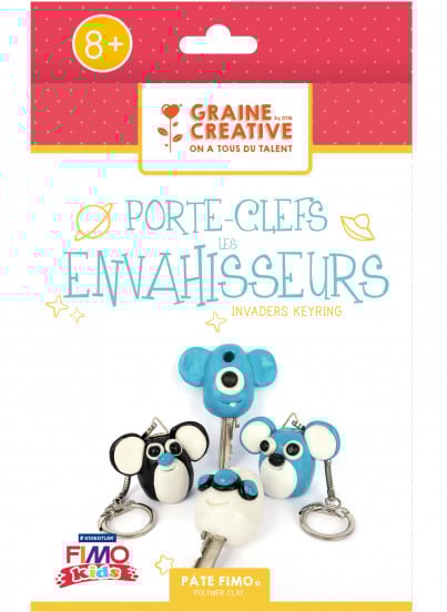 Kit porte-clefs envahisseurs FIMO® 16 x 25,5 cm Kit porte-clefs envahisseurs FIMO® 16 x 25,5 cm