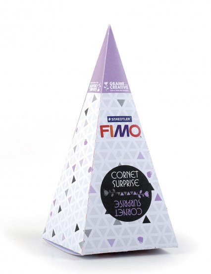 Cornet surprise violet FIMO® Lune 17 x 7 cm Cornet surprise violet FIMO® Lune 17 x 7 cm