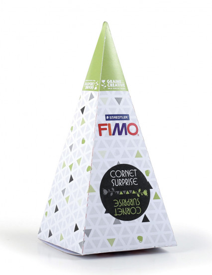 Cornet surprise vert FIMO® Renard 17 x 7 cm Cornet surprise vert FIMO® Renard 17 x 7 cm