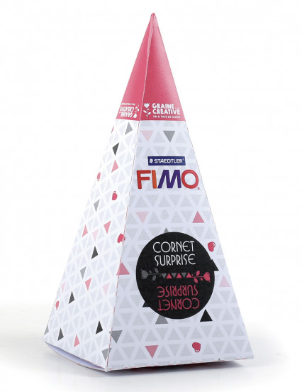 Cornet surprise rose FIMO® Sirène 17 x 7 cm Cornet surprise rose FIMO® Sirène 17 x 7 cm