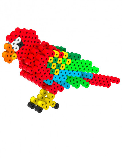 Kit perles à repasser 3D Perroquet Kit perles à repasser 3D Perroquet