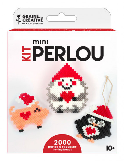 Kit perles à repasser Animaux de Noël 2000 perles Kit perles à repasser Animaux de Noël 2000 perles