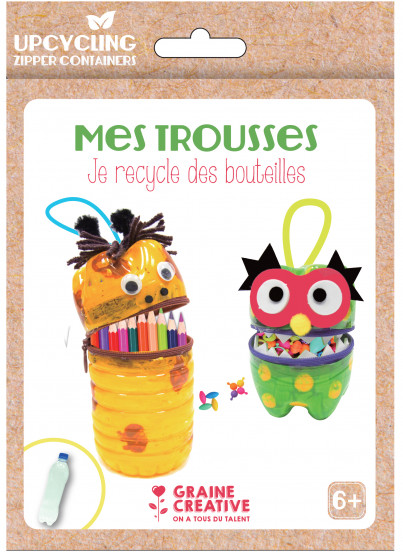 Kit upcycling je recycle des bouteilles Kit upcycling je recycle des bouteilles