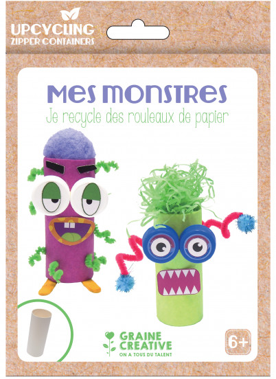 Kit upcycling je recycle des rouleaux de papier Kit upcycling je recycle des rouleaux de papier