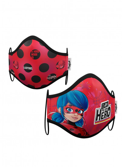 Boîte de 2 masques de protection enfant réutilisables Ladybug™ Boîte de 2 masques de protection enfant réutilisables Ladybug™