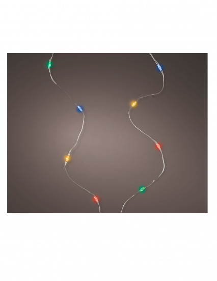Guirlande lumineuse pour intérieur multicolore 40 LED 195 cm Guirlande lumineuse pour intérieur multicolore 40 LED 195 cm