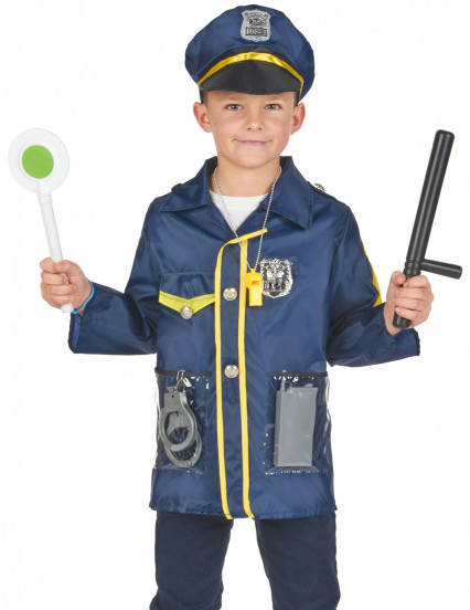 Kit déguisement et accessoires de policier enfant Kit déguisement et accessoires de policier enfant