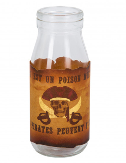 8 Etiquettes adhésives pour bouteilles pirates 19,5 x 8 cm 8 Etiquettes adhésives pour bouteilles pirates 19,5 x 8 cm