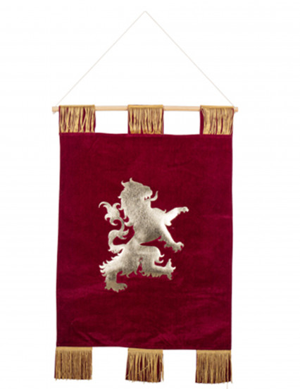 Décoration blason velours bordeaux et or 50 x 80 cm Décoration blason velours bordeaux et or 50 x 80 cm