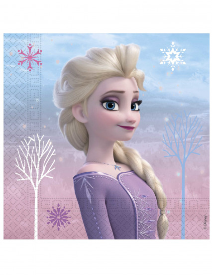 20 Serviettes en papier Frozen Wind Spirit™ 33 x 33 cm 20 Serviettes en papier Frozen Wind Spirit™ 33 x 33 cm