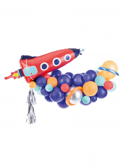 Kit arche de ballons Space Party 76 pièces Kit arche de ballons Space Party 76 pièces