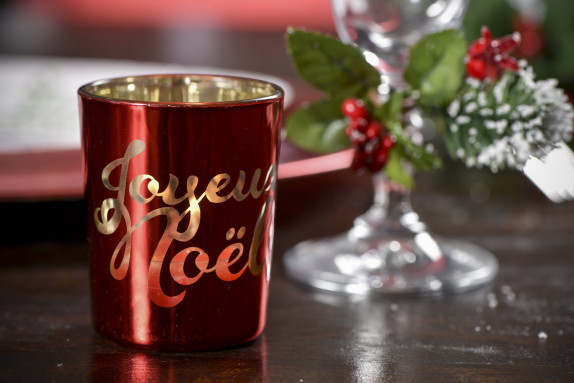 Photophore Joyeux Noël - Vegaooparty Photophore Joyeux Noël - Vegaooparty