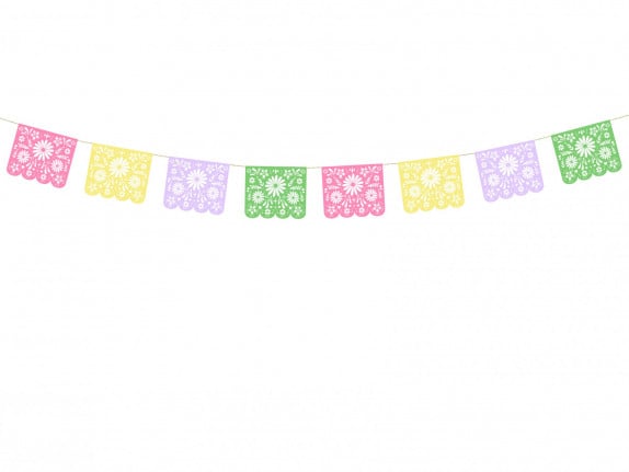 Guirlande Mexicaine Papel Picado 200 X 17,5 Cm - Vegaooparty