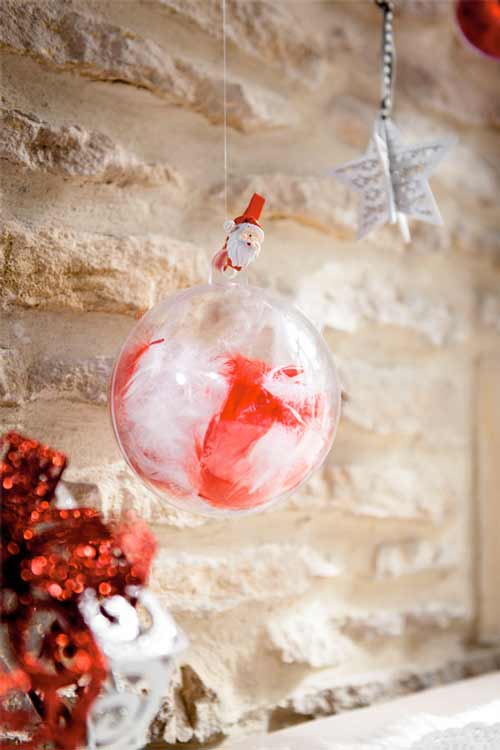 Boules De Noël Transparentes à Remplir – 30 Pièces + Corde, DIY Déco