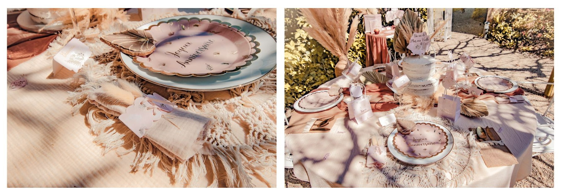 déco table bohème 