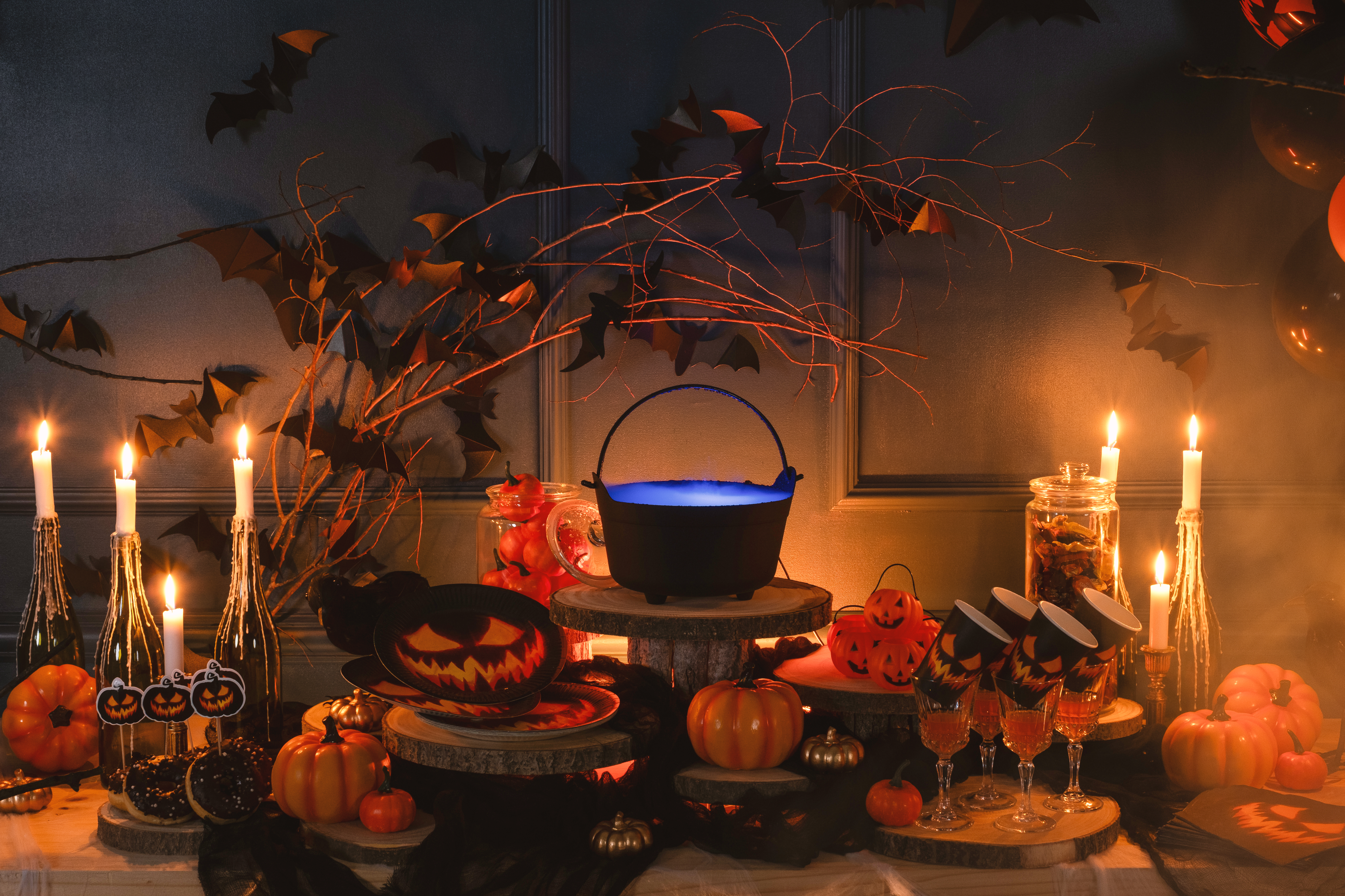décoration halloween citrouille