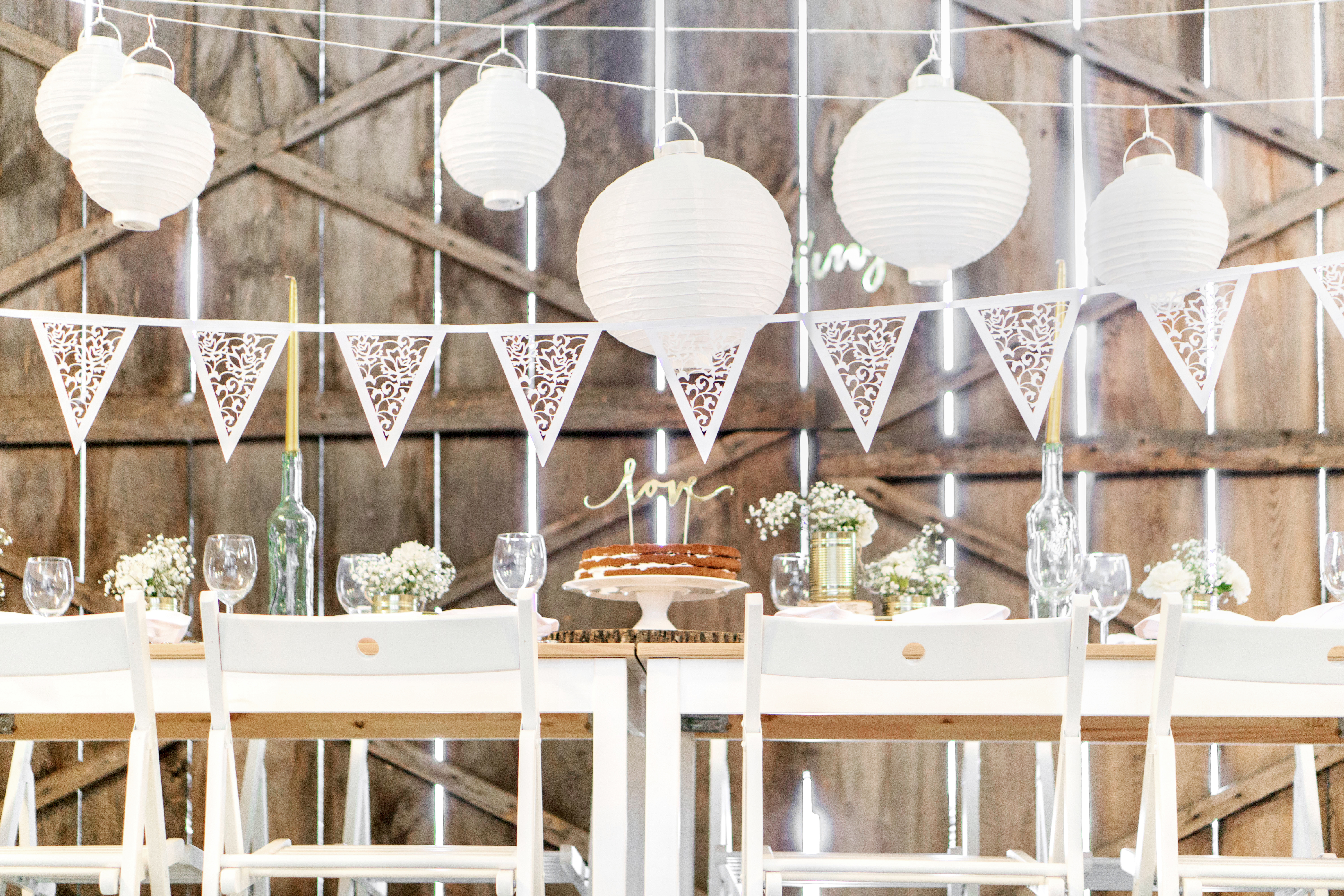 mariage blanc et or