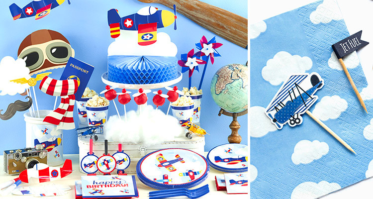 Decoration Anniversaire Garcon Petit Avion